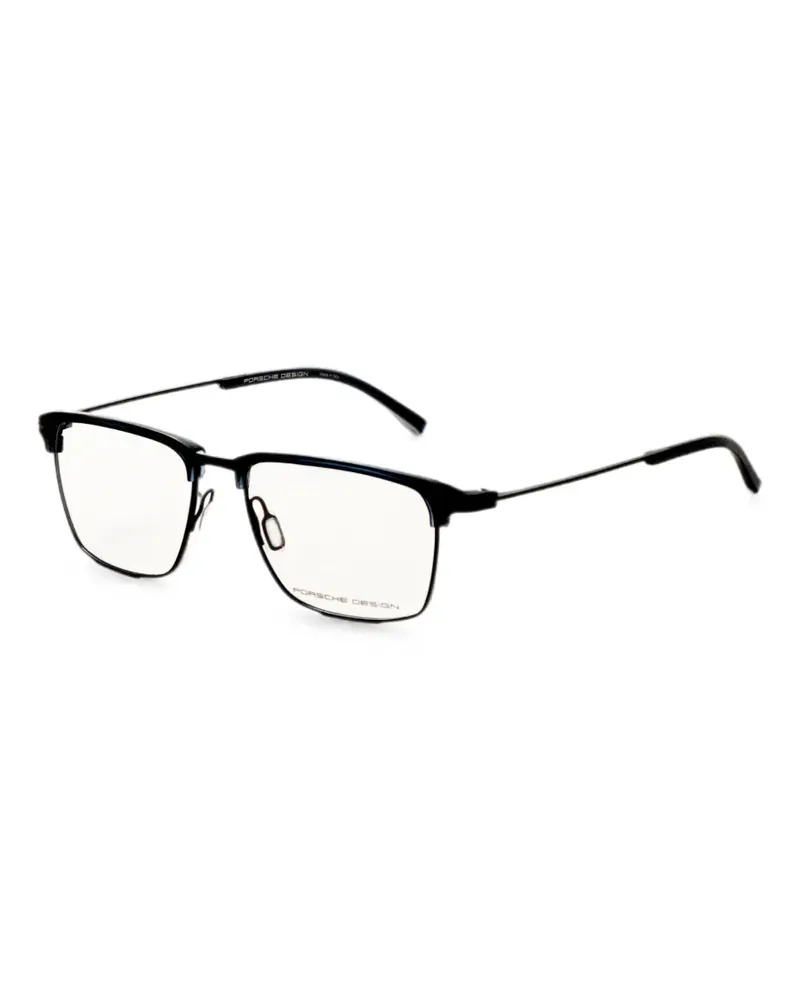 Porsche Design Brille mit eckigem Gestell - Blau Blau