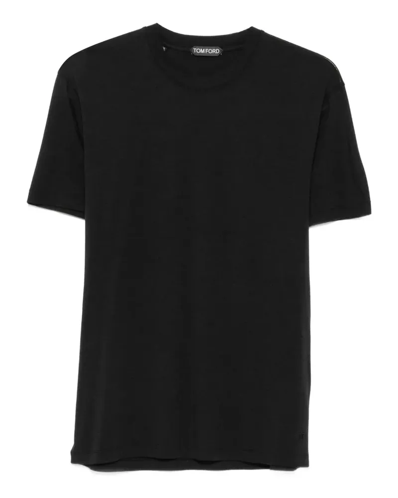 Tom Ford T-Shirt mit rundem Ausschnitt - Schwarz Schwarz