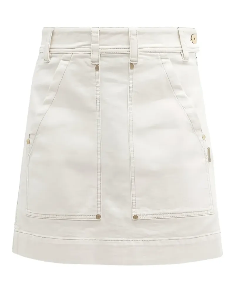 Brunello Cucinelli panelled mini skirt - Nude Nude