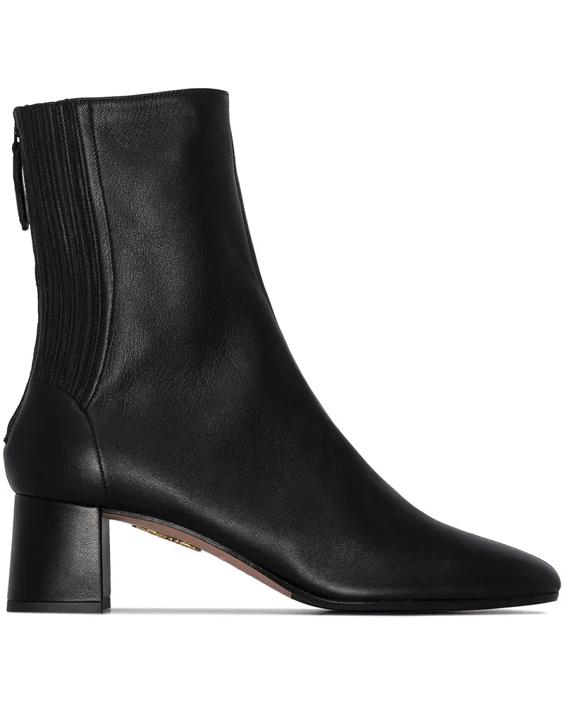 Aquazzura Saint Honore Stiefel 50mm - Schwarz Schwarz