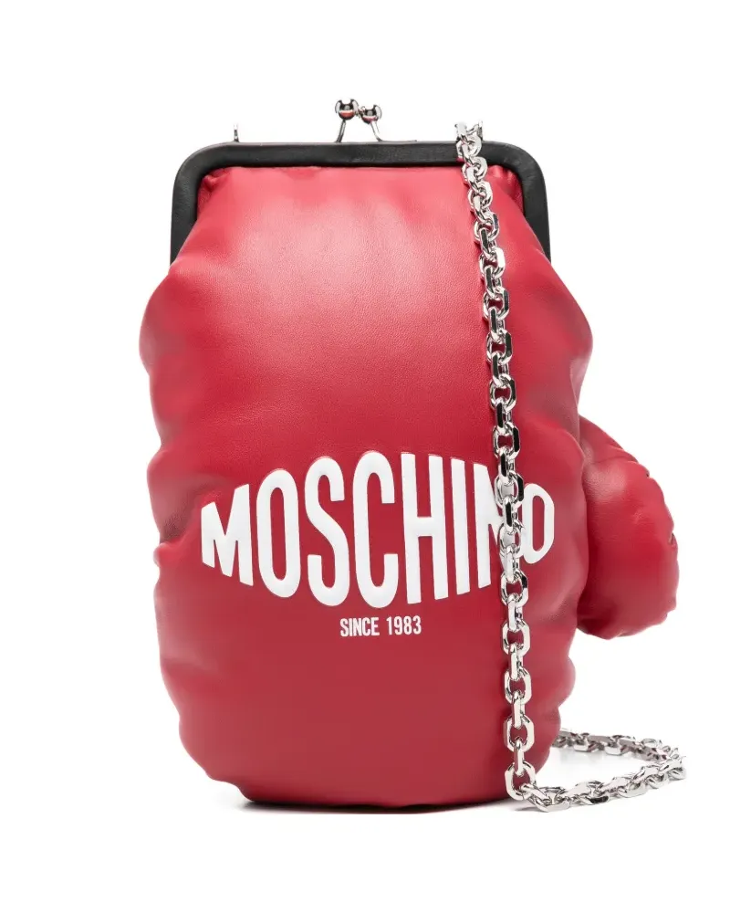 Moschino Boxing Glove Chain Schultertasche - Rot Rot