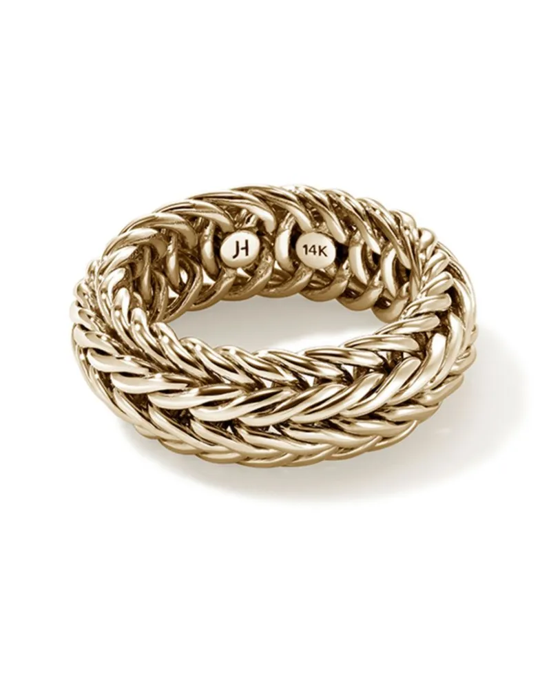John Hardy 14kt Kami Gelbgoldring