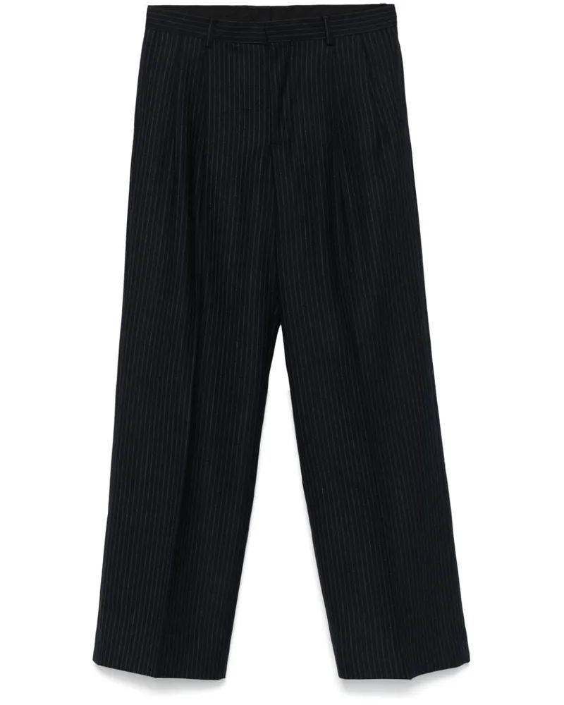 Sunflower Wide-Leg-Hose mit Bundfalten - Blau Blau