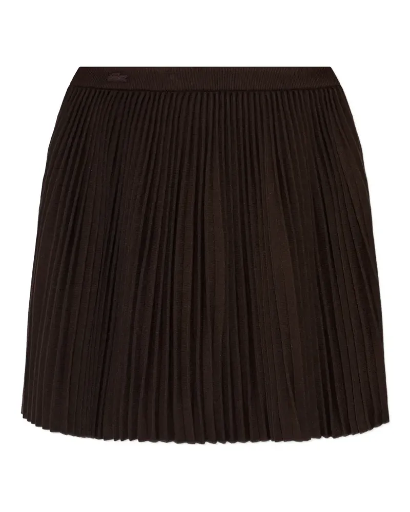 Lacoste pleated mini skirt - Braun Braun