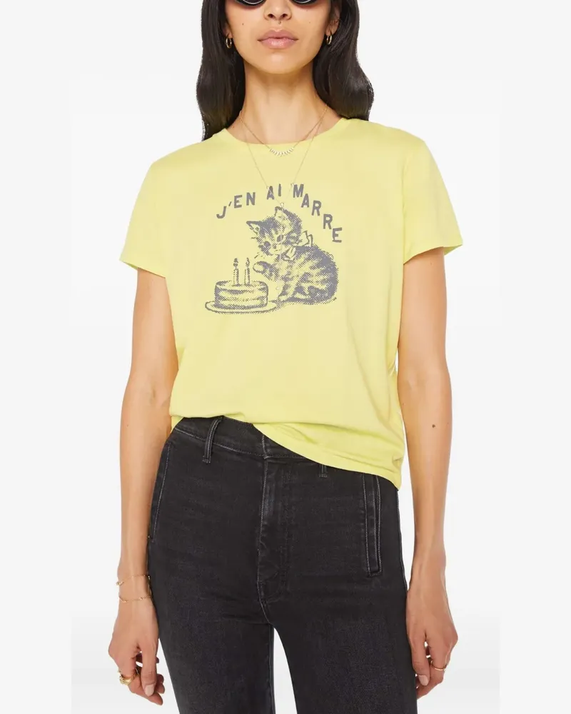 Mother Lil Goodie Goodie graphic T-shirt - Gelb Gelb
