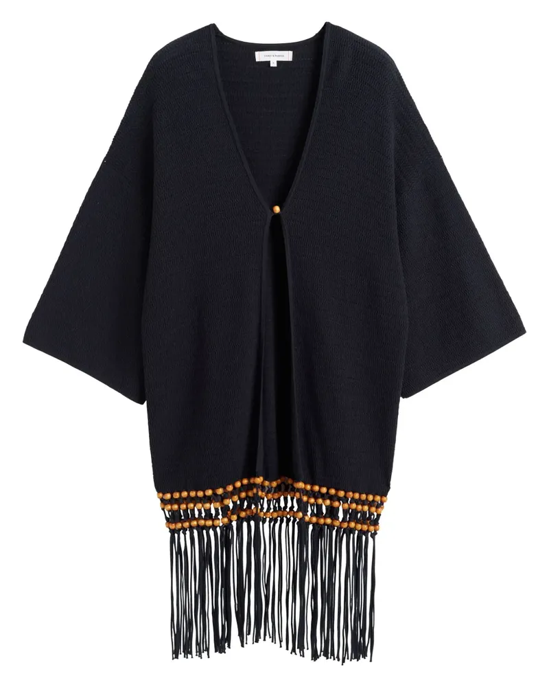 Chinti & Parker x Laura Whitmore Strickoberteil - Schwarz Schwarz
