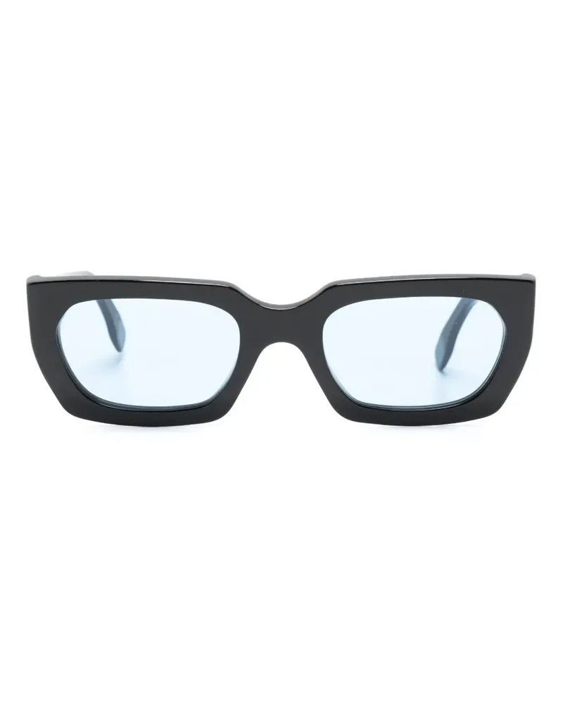 RETROSUPERFUTURE Teddy Sonnenbrille mit eckigem Gestell - Schwarz Schwarz