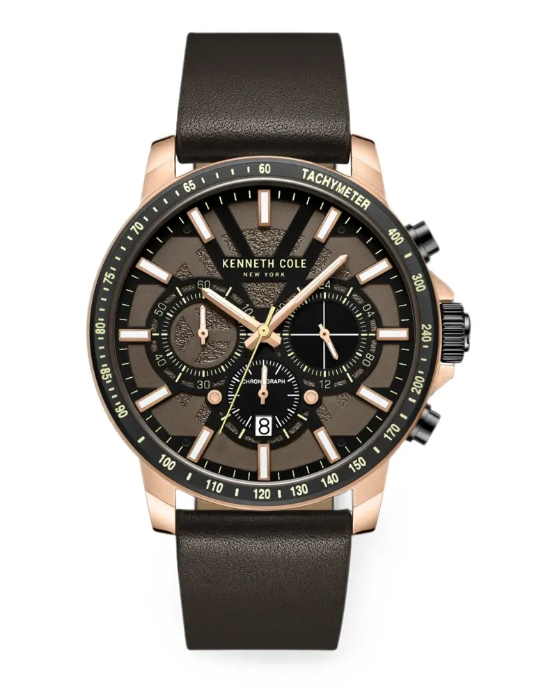 Kenneth Cole Classic Chronograph 44mm - Braun Braun