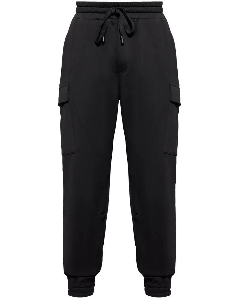 Dolce & Gabbana Jogginghose mit aufgesetzten Taschen Schwarz