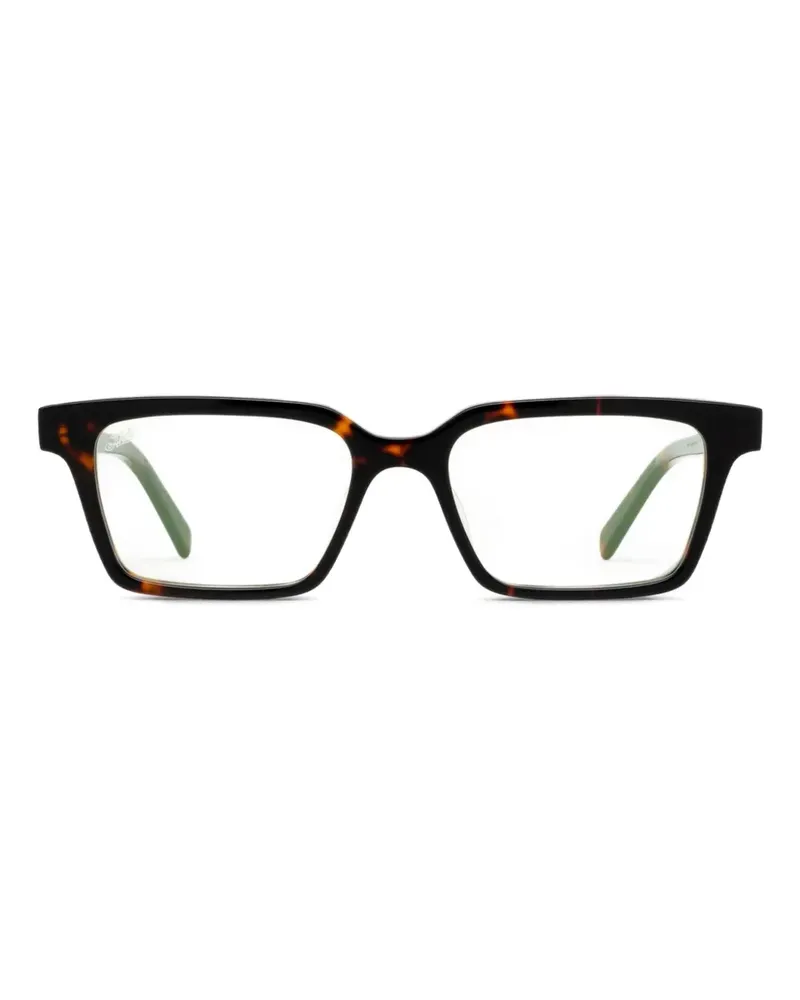 AKILA Eckige Maven Brille aus Azetat - Braun Braun