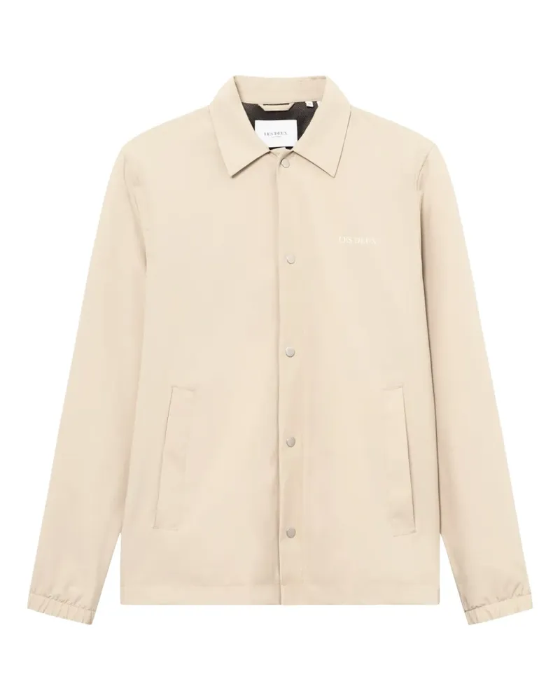 LES DEUX Idris buttoned coach jacket - Nude Nude