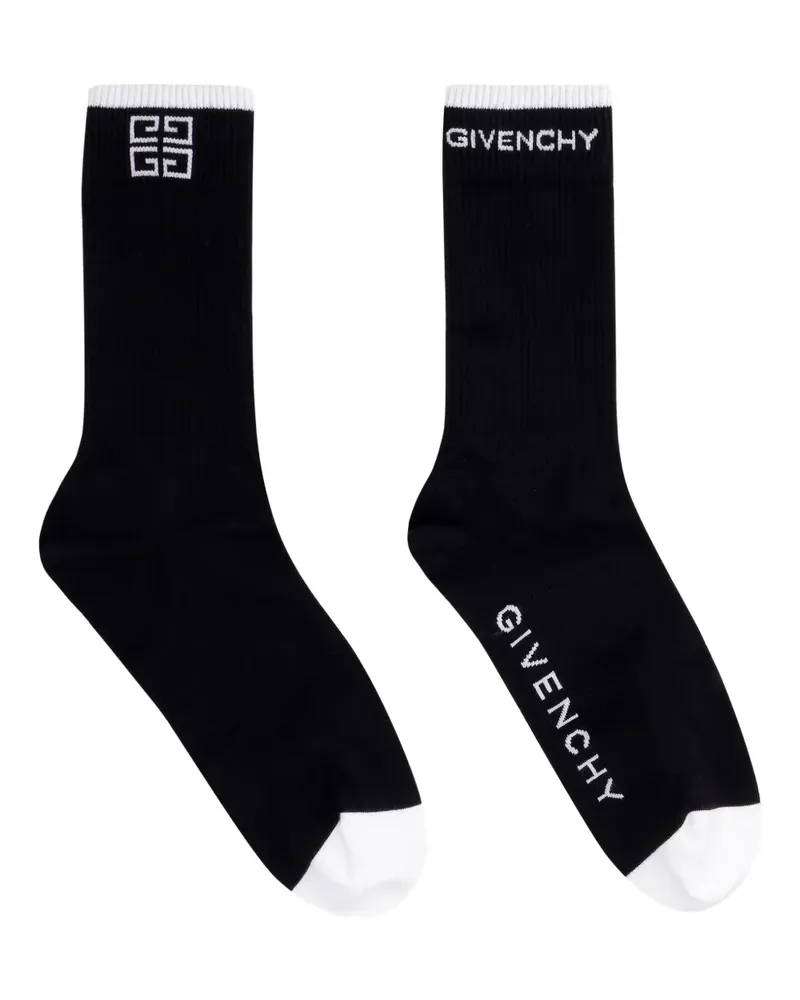 Givenchy Socken mit Logo-Print - Weiß Weiß