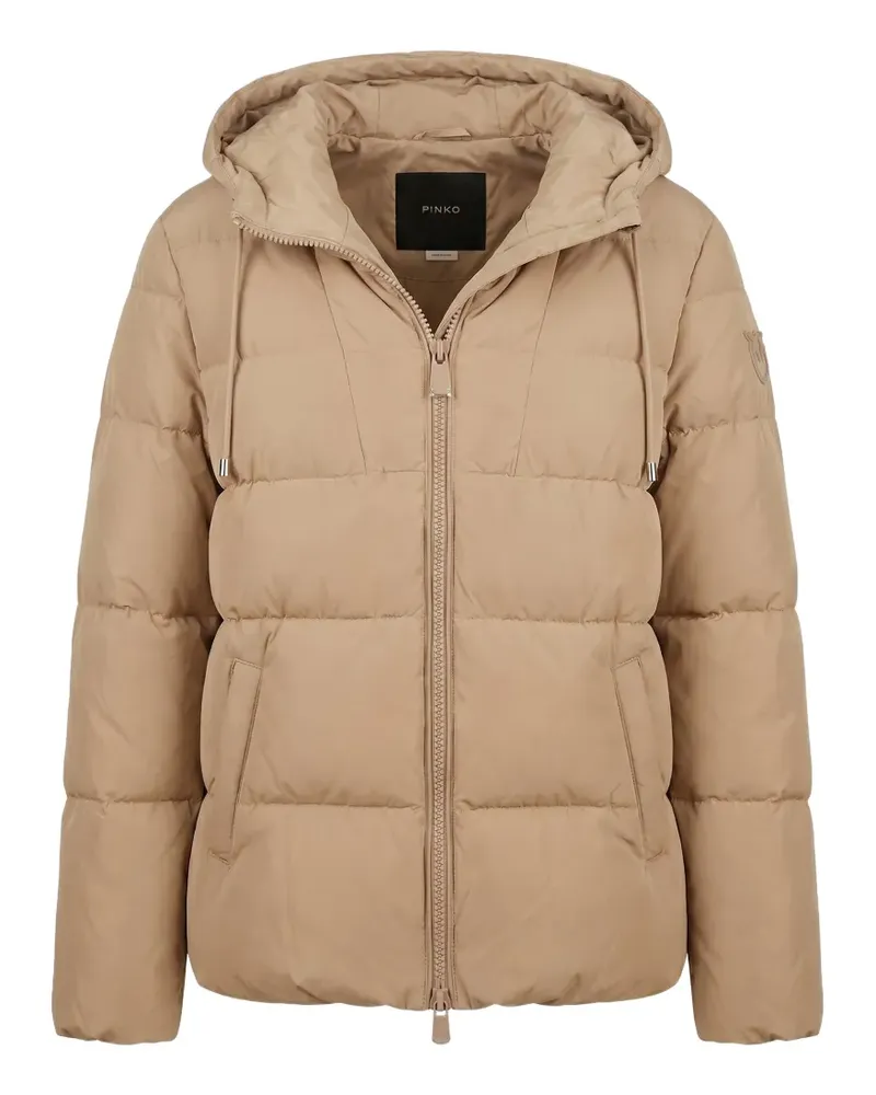 Pinko quilted hooded jacket - Nude Nude