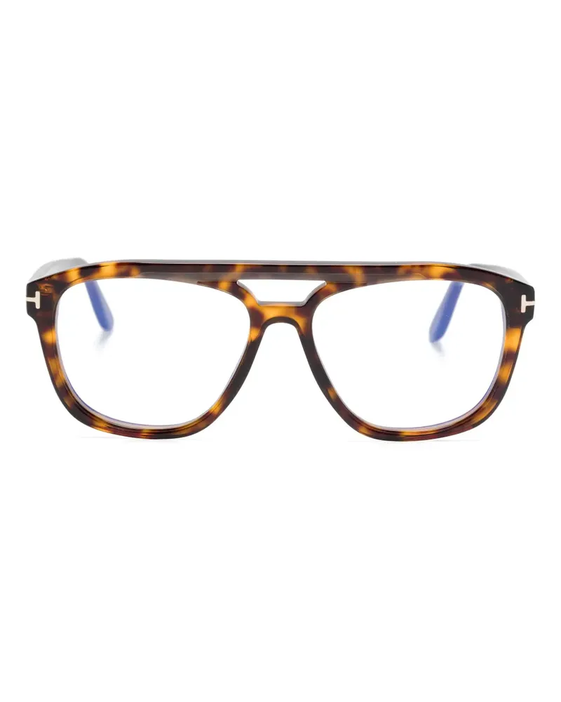 Tom Ford Brille in Schildpattoptik - Braun Braun