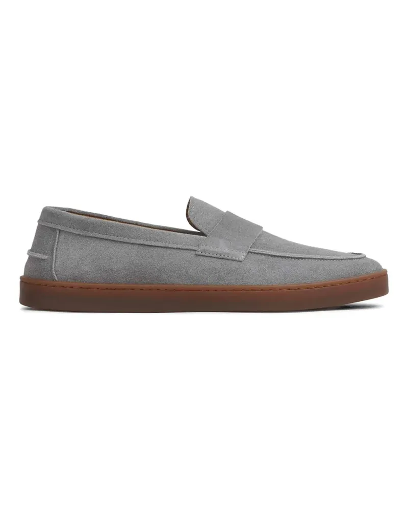 Henderson suede loafers - Grau Grau