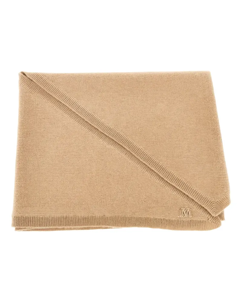 Max Mara embroidered cashmere scarf - Braun Braun