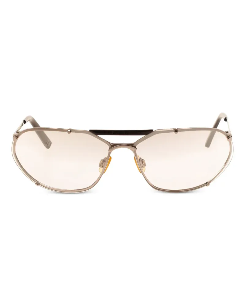 Dolce & Gabbana Sonnenbrille mit geometrischem Gestell - Schwarz Schwarz