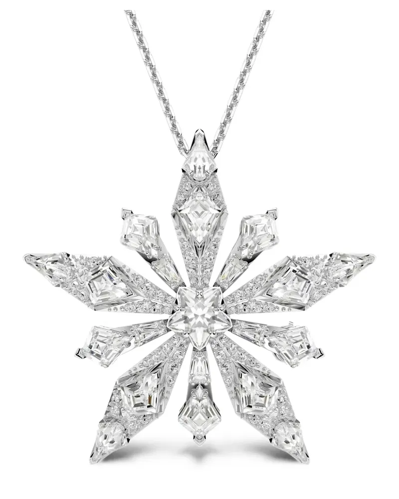 Swarovski Idyllia Halskette mit Kristallen - Silber Silber
