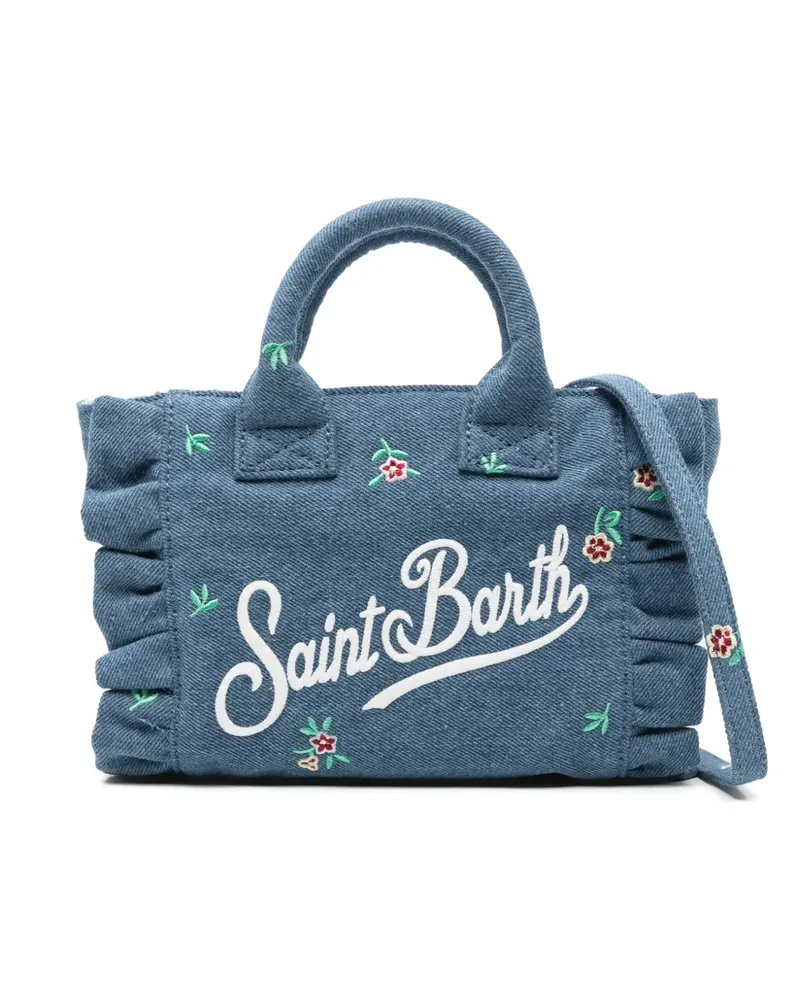 MC2 Saint Barth Mini Volante Jeans-Tote Bag - Blau Blau