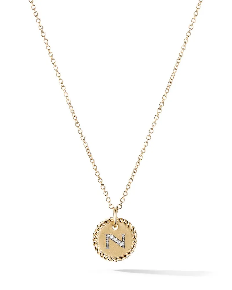 David Yurman 18kt 'Cable Collectibles' Gelbgoldhalskette Gold