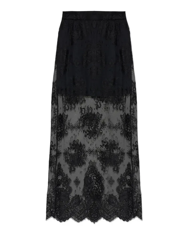 Gestuz Gzruby lace-overlay maxi skirt - Schwarz Schwarz