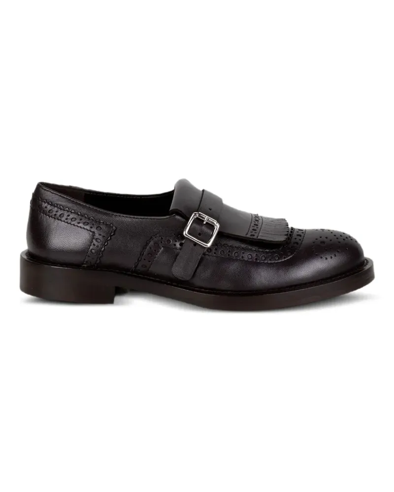 Guglielmo Rotta Loafer mit Fransen und Schnalle - Braun Braun