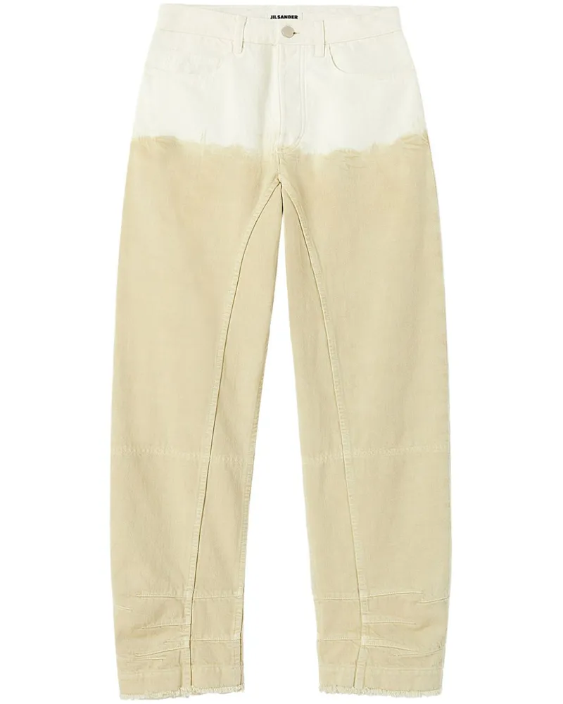 Jil Sander Jeans mit weitem Bein - Nude Nude