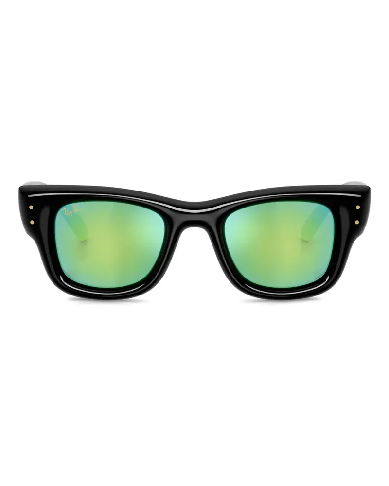 Ray Ban Wayfarer Puffer Sonnenbrille - Schwarz Schwarz