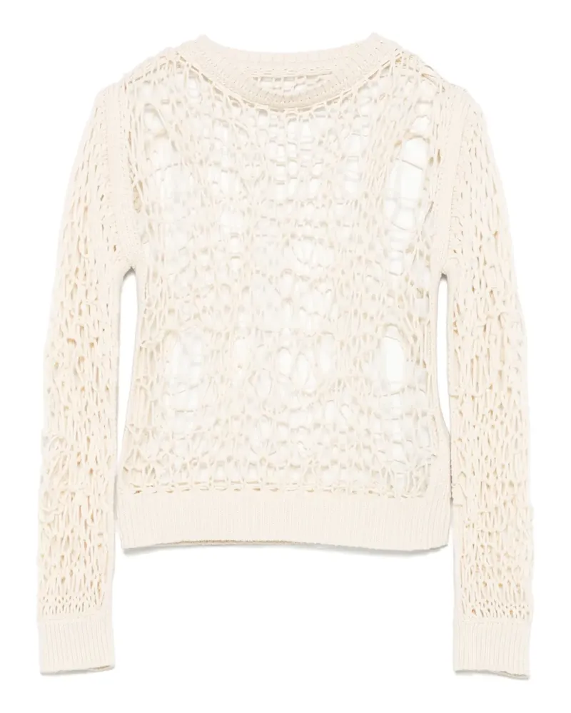 Maison Margiela Pullover aus Baumwollgemisch - Nude Nude