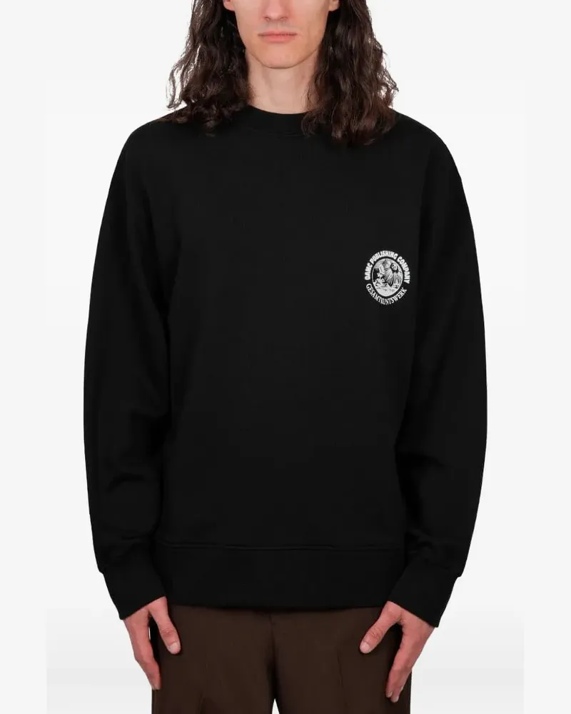 OAMC Sweatshirt mit Logo-Print - Schwarz Schwarz