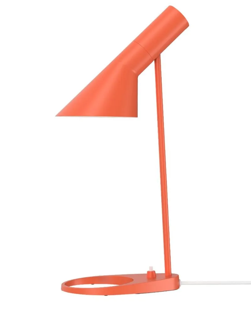 Louis Poulsen AJ Mini Tischlampe aus Stahl - Orange Orange