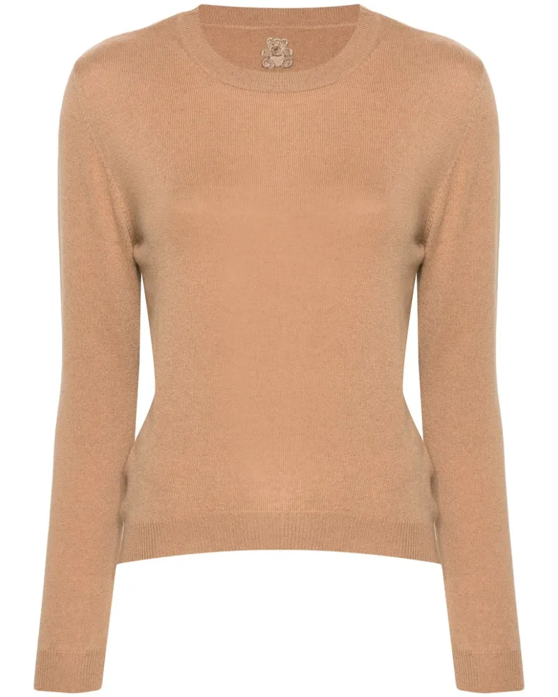 Teddy Cashmere Roma Kaschmirpullover mit Rundhalsausschnitt - Braun Braun