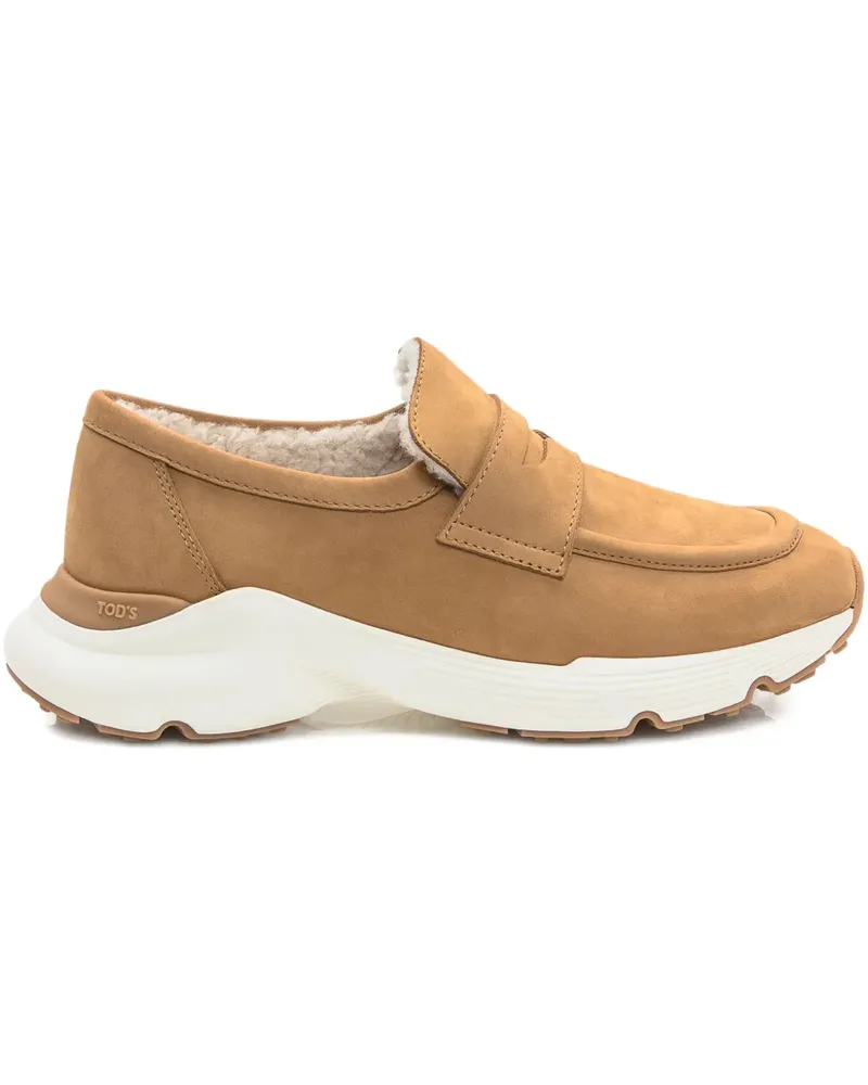 TOD'S shearling-lined loafers - Braun Braun