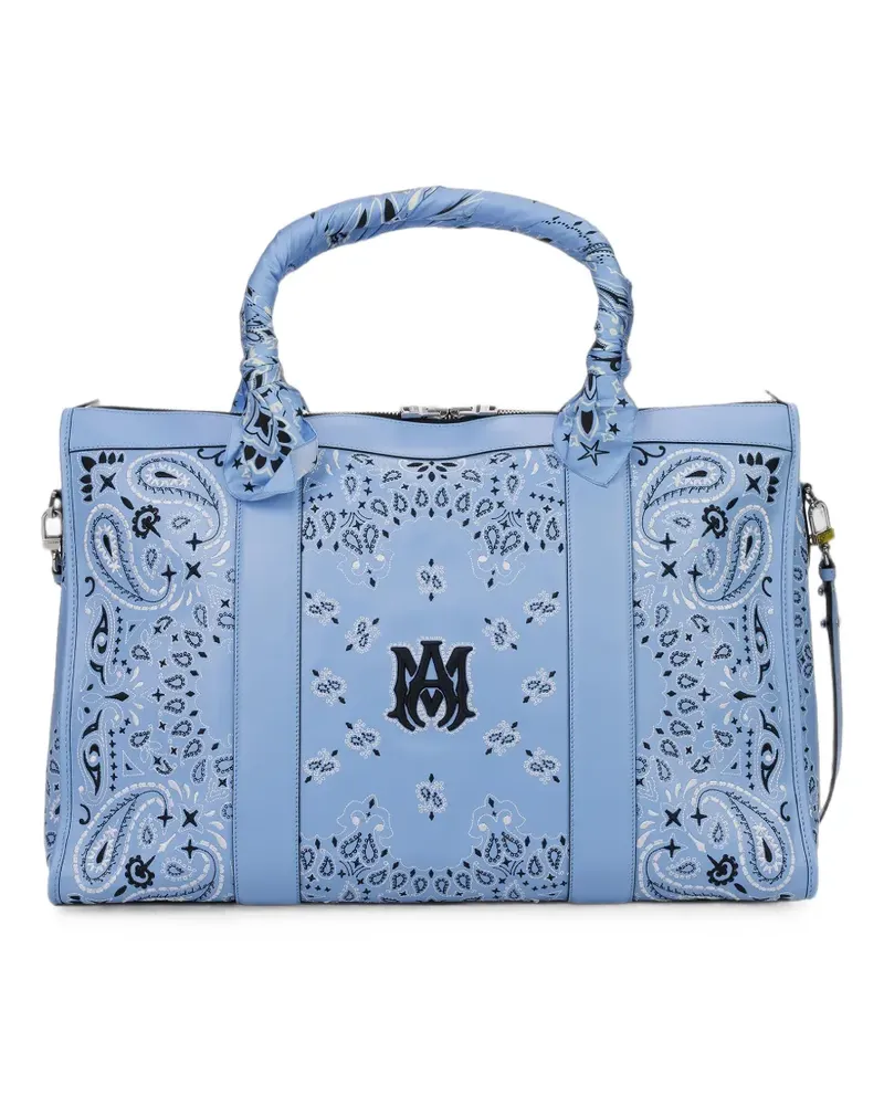 Amiri Bandana Weekender Tasche - Blau Blau