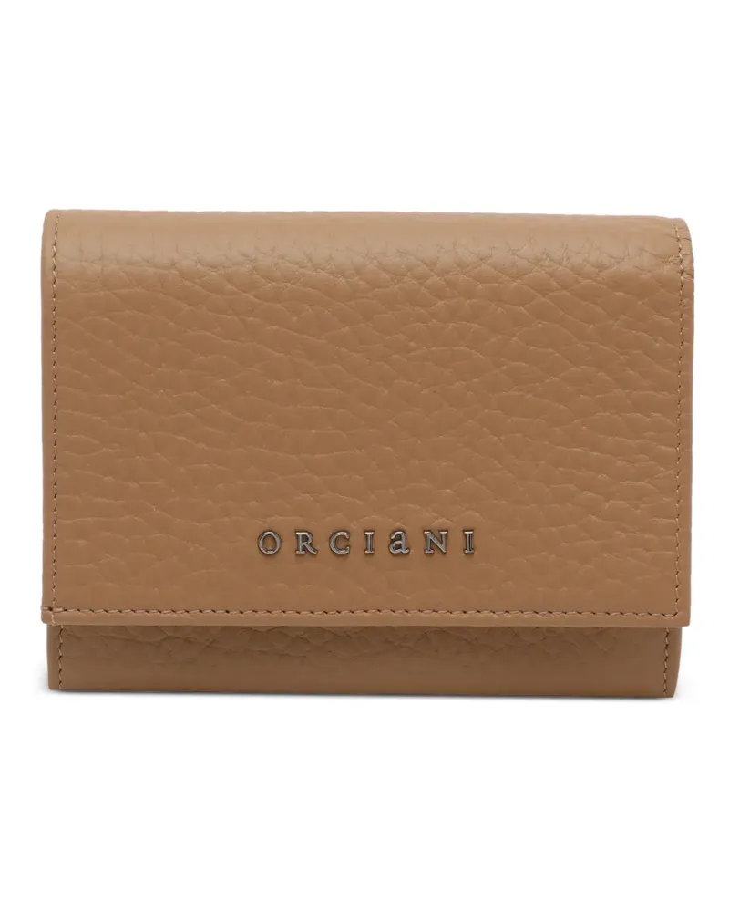 Orciani leather wallet - Braun Braun