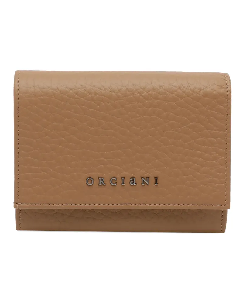 Orciani leather wallet - Braun Braun