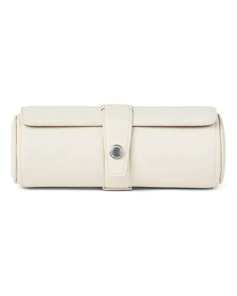 Brunello Cucinelli Clutch mit Rollverschluss - Weiß Weiß
