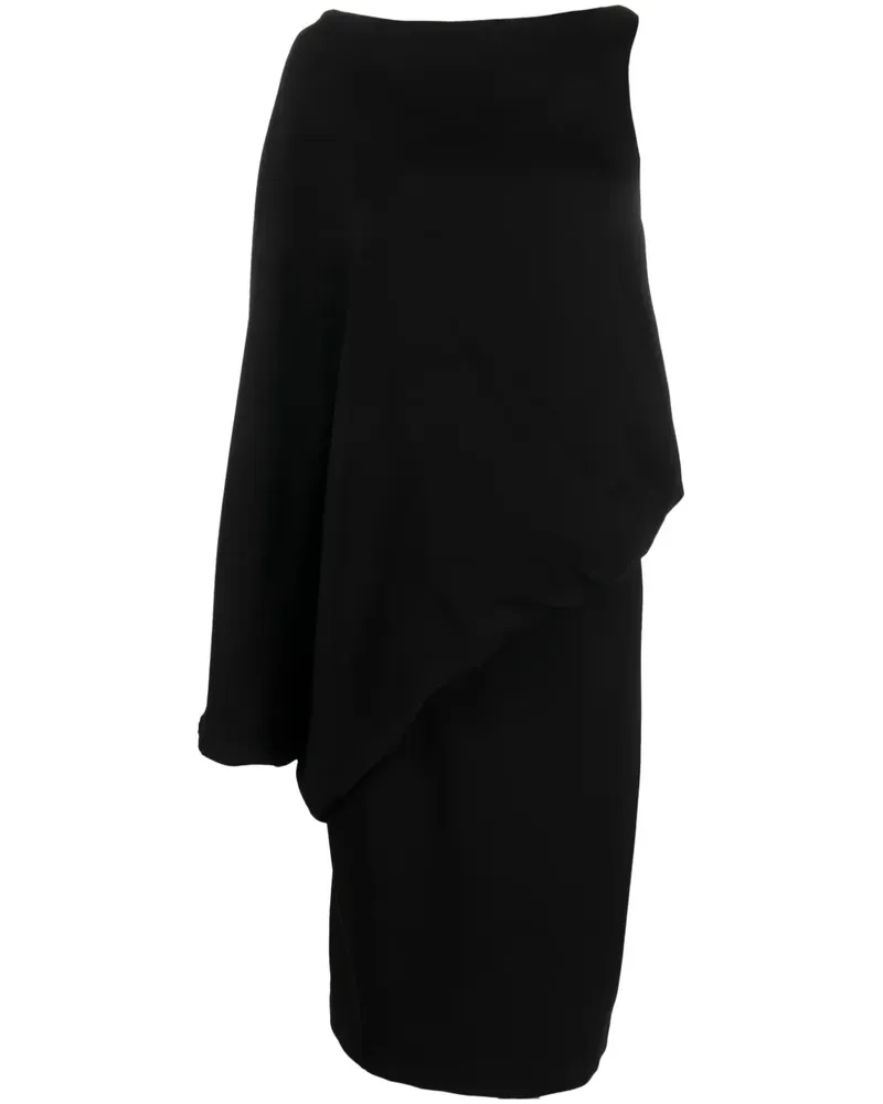 Tom Ford Asymmetrisches Seidenkleid - Schwarz Schwarz