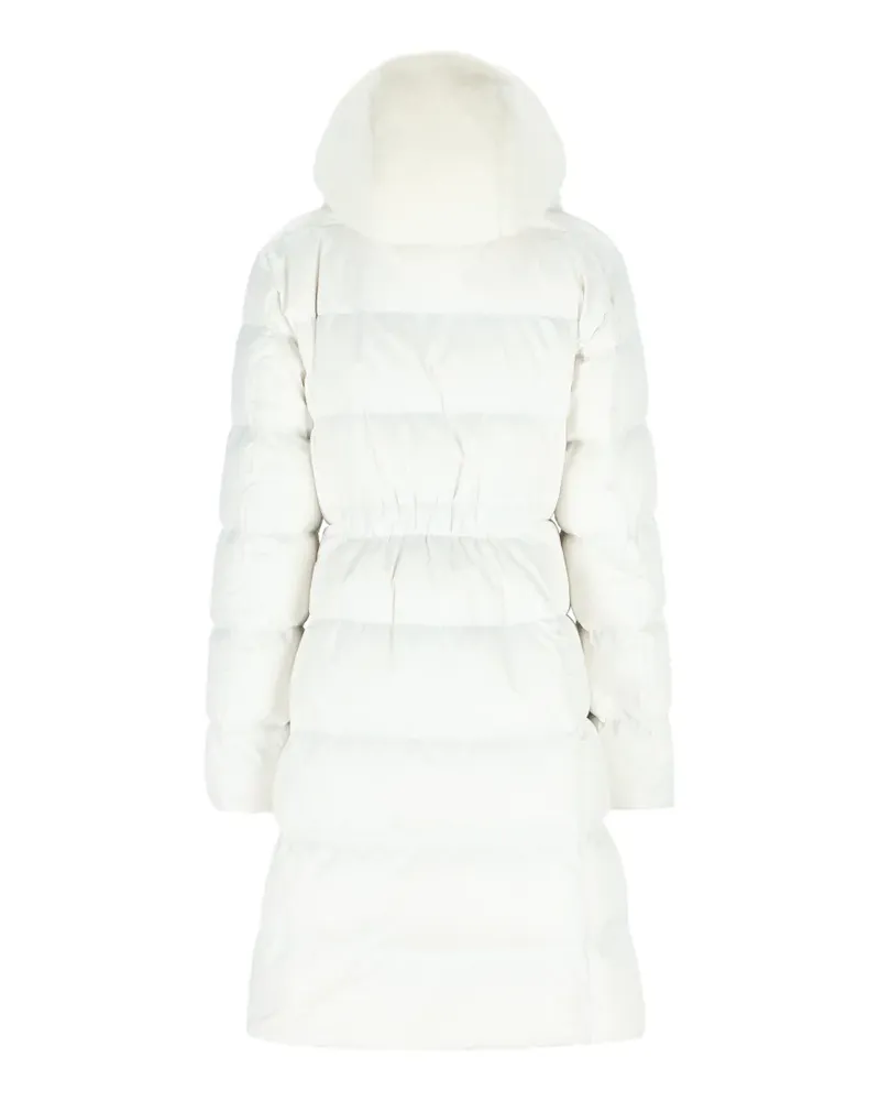 Herno quilted faux-fur-trim coat - Weiß Weiß