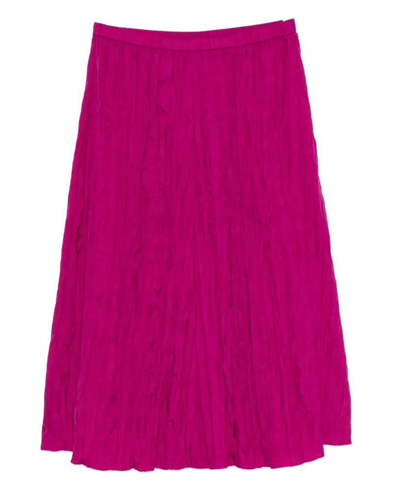 Eileen Fisher silk pleated skirt - Violett Violett