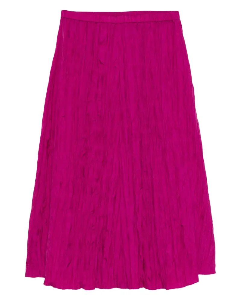 Eileen Fisher silk pleated skirt - Violett Violett