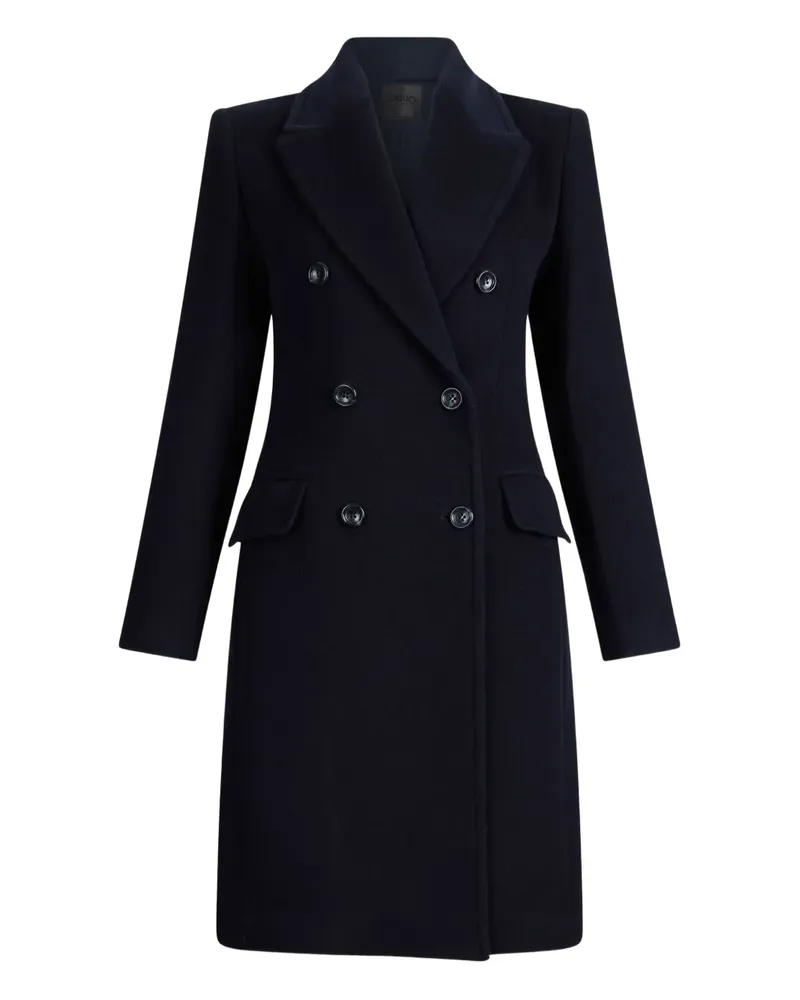 Liu Jo Double-breasted wool coat - Blau Blau