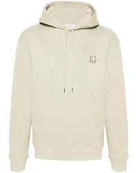 Kitsuné Hoodie mit Fuchsmotiv Grün