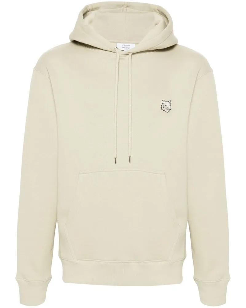 Kitsuné Hoodie mit Fuchsmotiv - Grün Grün