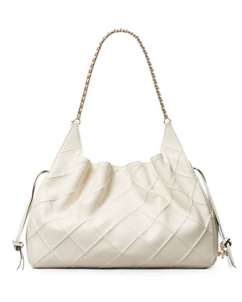 Tory Burch large fleming tote bag - Nude Nude