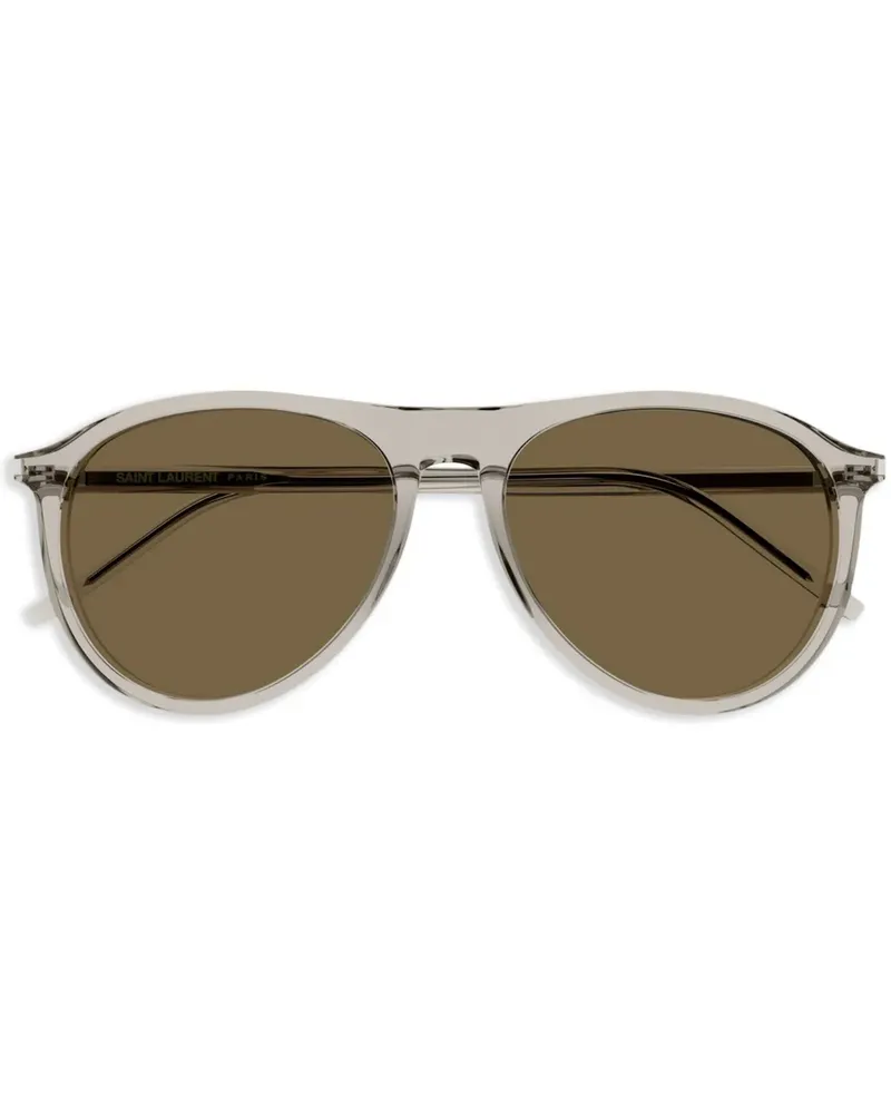 Saint Laurent Getönte Pilotenbrille - Nude Nude