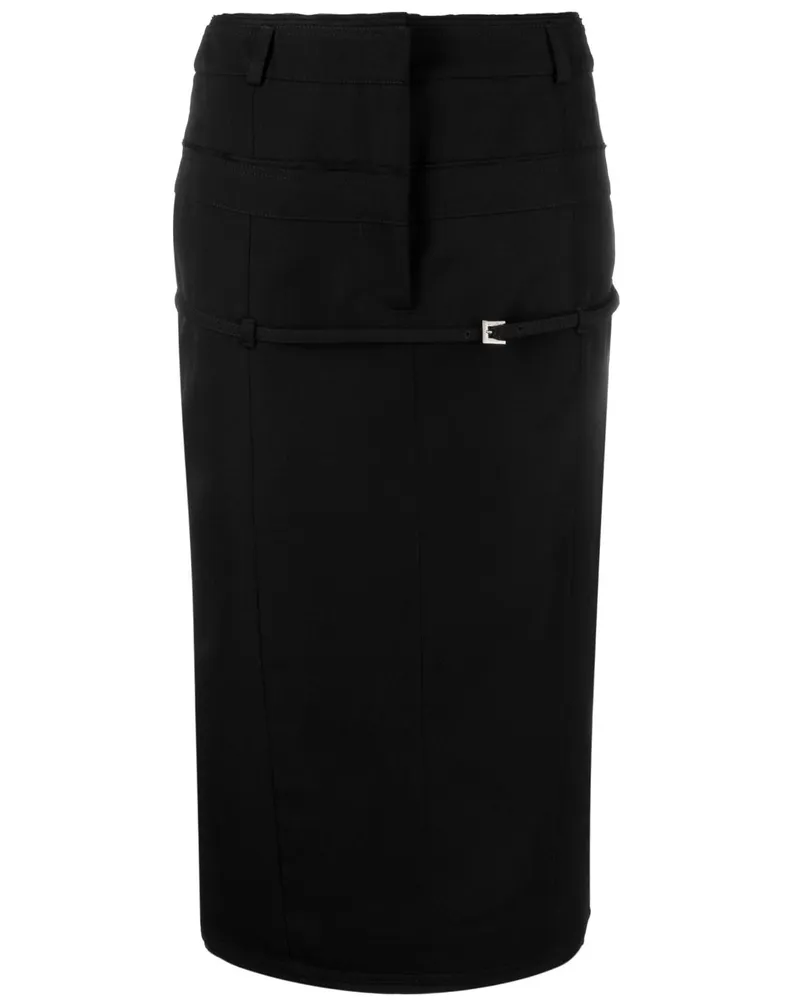 Jacquemus La Jupe Caraco Bleistiftrock - Schwarz Schwarz