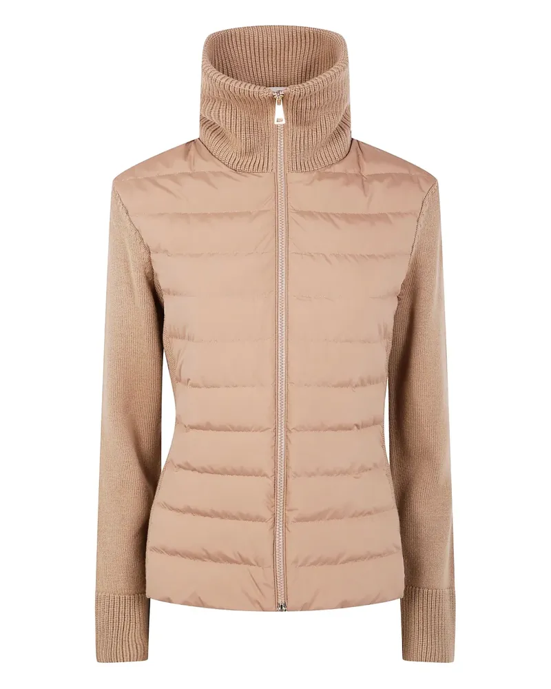 Moncler Wattierte Steppjacke - Nude Nude