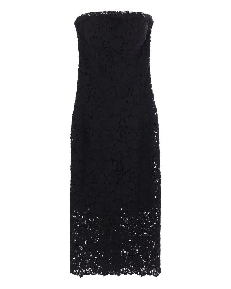 Ermanno Scervino Kleid mit Spitze - Schwarz Schwarz