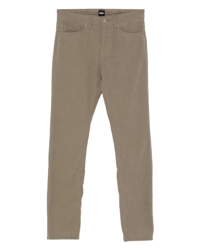 HUGO BOSS Straight-Leg-Hose aus Cord - Braun Braun